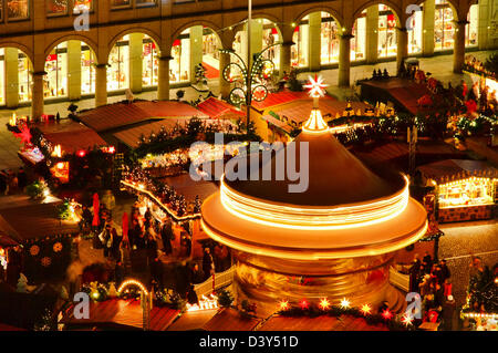 Dresden Weihnachtsmarkt - Dresden christmas market 23 Stock Photo