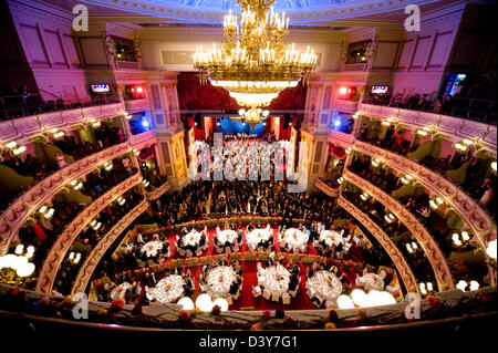 Dresden, Germany, the ballroom during the Semperoper SemperOperaball Stock Photo