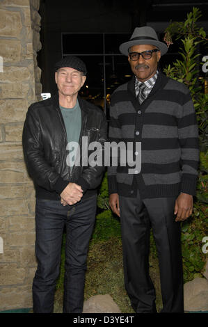 Los Angeles, California, USA. 26th February 2013. Patrick Stewart and Michael Dorn during the premiere of the new movie from Warner Bros. Pictures JACK THE GIANT SLAYER, held at Grauman's Chinese Theatre, on February 26, 2013, in Los Angeles.(Credit Image: Credit:  Michael Germana/Globe Photos/ZUMAPRESS.com/Alamy Live News) Stock Photo