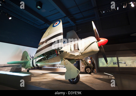 Hawker Sea Fury on display in the Australian War Memorial. Canberra, Australian Capital Territory, Australia Stock Photo