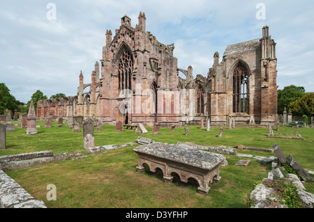 Scotland, Scottish Borders, Melrose Abbey