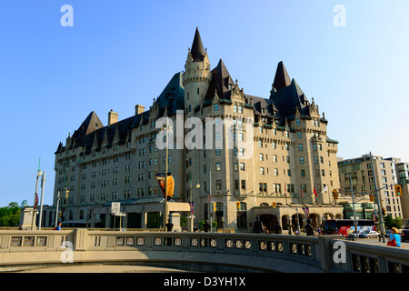 Fairmont Chateau Laurier Hotel Ottawa Ontario Canada National Capital City Stock Photo