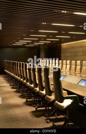 Gazprom Offices London headquarters, London, United Kingdom. Architect: IOR Group, 2012. Office furnishing. Stock Photo