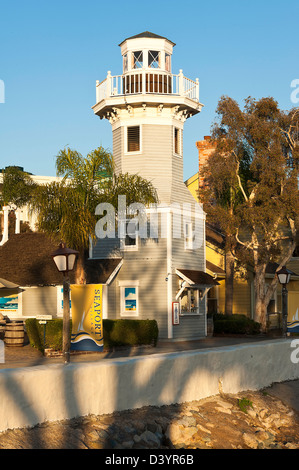 Seaport Cookie Company with Simulated Lighthouse Tower in Seaport Village San Diego California United States America USA Stock Photo