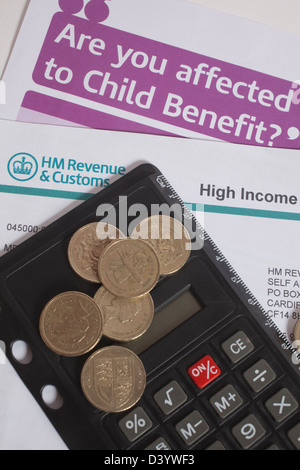 High Income Child Benefit Charge Form Stock Photo - Alamy