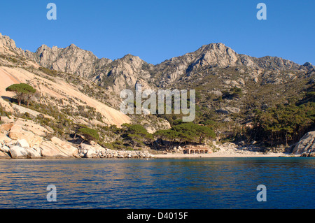 Italy Tuscany Montecristo island  cala maestra Tuscan   Archipelago national park Stock Photo