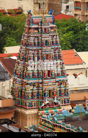 Malaysia, Kuala Lumpur, Chinatown, Sri Mahamariamman, Hindu temple; Stock Photo