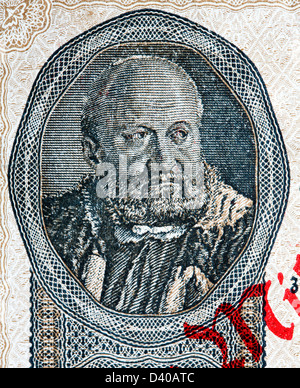 Portrait of mintmaster J. Herz from 1000 Mark banknote, Germany, 1922 Stock Photo