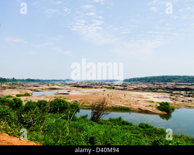 Sam Phan Bhok Grand Canyon, Mekong River, Ubon Ratchathanee, Thailand Stock Photo