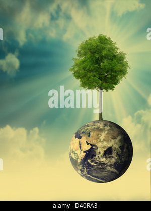 Protect the environment concept Stock Photo