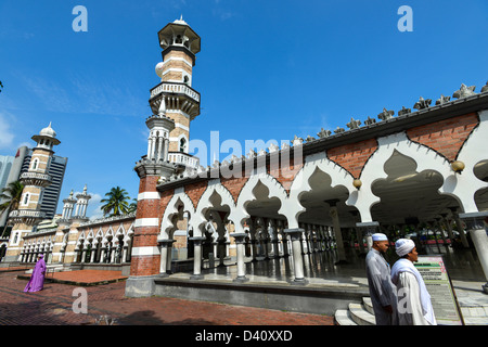 Asia  Malaysia Kuala Lumpur Masjid Jamek Mosque Stock Photo