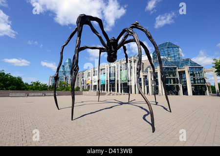 National Gallery of Canada Maman Spider sculpture by Louise Bourgeois Ottawa Ontario Canada National Capital City Stock Photo