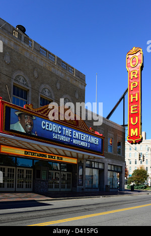 Orpheum Theater Memphis Tennessee TN Stock Photo