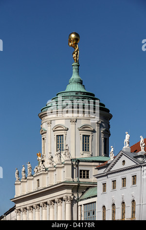 Old twon hall at old market place, , Potsdam, Brandenburg, Germany Stock Photo