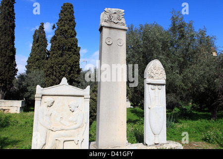 greece attika athens the ruins of the kerameikos Stock Photo