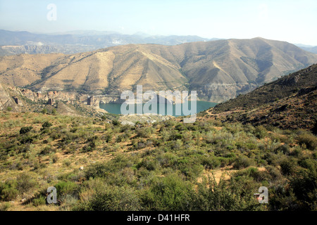 Mountain lake in park Sierra Nevada in Spain Stock Photo