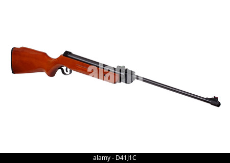 pneumatic air rifle isolated on white background Stock Photo - Alamy