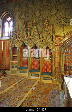 The Sedilia. St Giles church, Cheadle, Staffordshire, designed in the ...