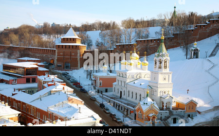 Church of the Nativity of St.John the Baptist Nizhny Novgorod Stock Photo