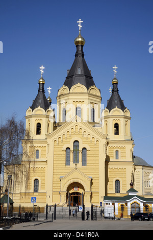 Saint Alexander Nevsky Cathedral in Nizhny Novgorod, Russia. Stock Photo