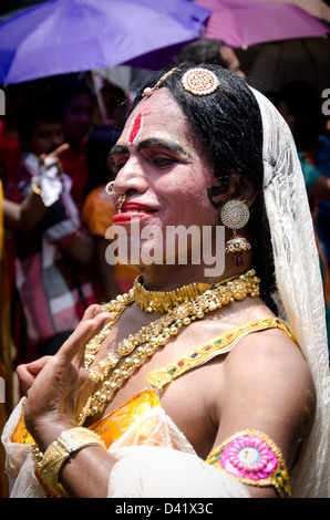 Athachamayam is a cultural fiesta which provides one the rare opportunity to witness almost all the folk art forms of Kerala. Stock Photo