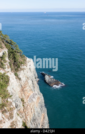 Taejongdae Cliffs Stock Photo