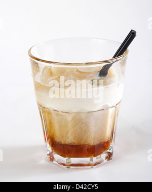 ice cream and cola drink Stock Photo
