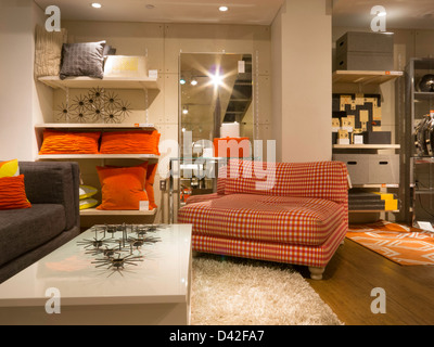 CB2 Home Furnishings Store Interior Stock Photo