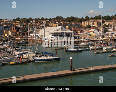 West Cowes yacht haven Isle of Wight England UK Stock Photo