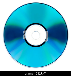 Blue ray disc isolated on white background Stock Photo - Alamy