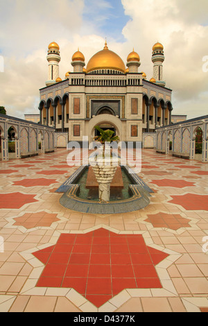 Brunei, Gadong, Jame'Asr Hassanil Bolkiah, Mosque, Stock Photo
