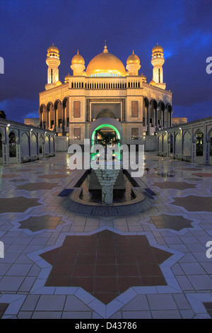 Brunei, Gadong, Jame'Asr Hassanil Bolkiah, Mosque, Stock Photo