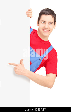 Builder clothes, worker uniform on wooden background, flat lay Stock ...