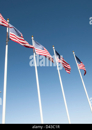 The Denver Tech Center is symbolized by the DTC Identity Monument, which meant to resemble the framework of a skyscraper. Stock Photo