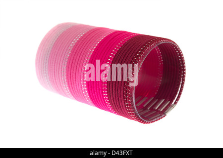 Rubber hair isolated on white background Stock Photo