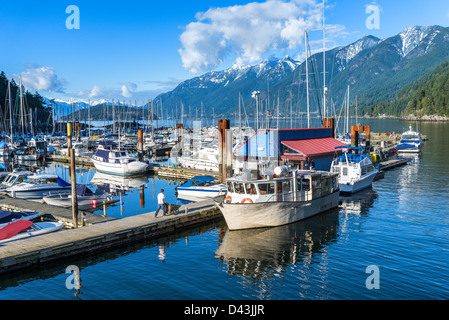 Sewells Marina, Horseshoe Bay, West Vancouver, British Columbia, Canada Stock Photo