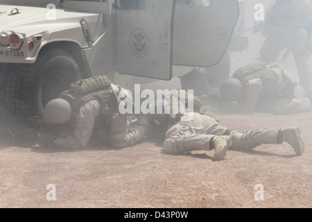 BORTAC Training in El Paso for Support to Iraq Stock Photo