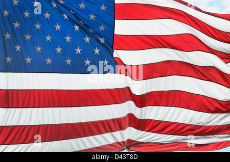 American Flag, New York City, New York, USA Stock Photo