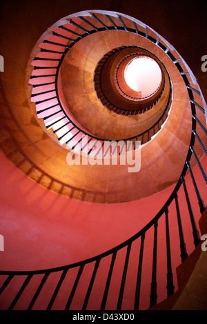 The stairs inside Beckford's Tower, Lansdown Road, Bath. UK