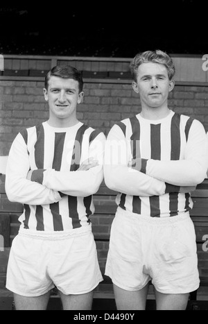 West Bromwich Albion FC footballers 1963 Ray Potter, Ken Foggo, Don ...