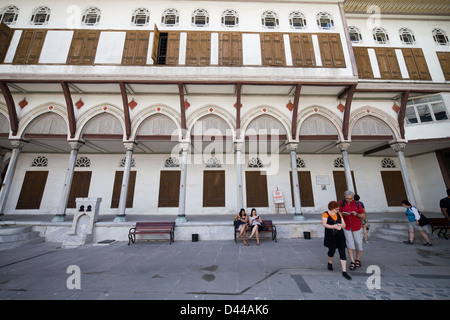 Courtyard of the Favourites in the Topkapi Palace Harem, Istanbul, Turkey. Stock Photo