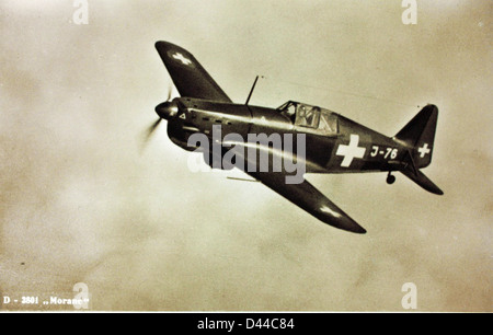 Morane-Saulnier, MS.406, D-3802 Stock Photo