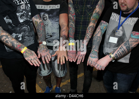 The 2013 Tattoo Convention at the Hilton Metropole in Brighton, East Sussex, UK. Stock Photo