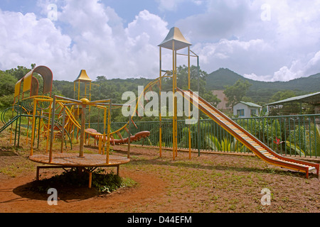 Primary School Campus, Pune, Maharashtra, India Stock Photo