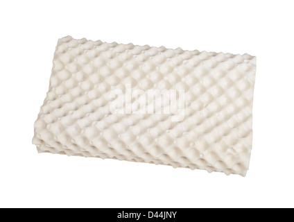 Latex natural material inside the hygienic pillow to protects mite dust and support your neck Stock Photo