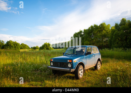 Russian SUV Lada Niva (VAZ 2121) Stock Photo