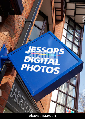 Jessops Digital Photos sign on outside wall in Chester UK Stock Photo