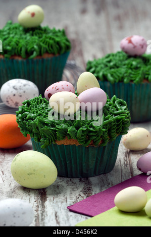 Easter Cupcakes. Stock Photo