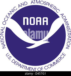 United States National Oceanic and Atmospheric Administration seal Stock Photo
