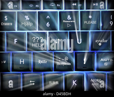 IT CONCEPT: Help ! Stock Photo
